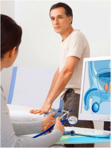 Identificatie van het type prostatitis bij een man